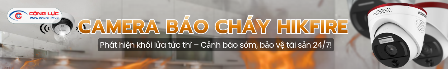 Camera báo cháy Hikfire chính hãng, giá tốt tại Hải Phòng